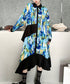 Marble Print Dress